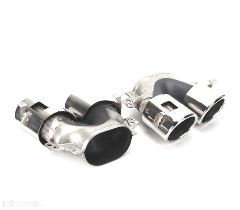 PONTEIRAS DE ESCAPE MERCEDES CLASE A W177 CLA W118 18- LOOK A45 AMG - 5