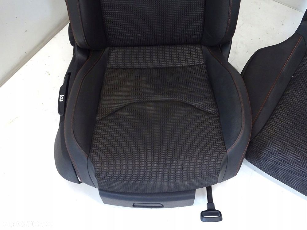 KPL FOTELE KANAPA TAPICERKA PÓŁSKÓRA  BOCZKI SEAT LEON III 5F LIFT 5D FR - 8