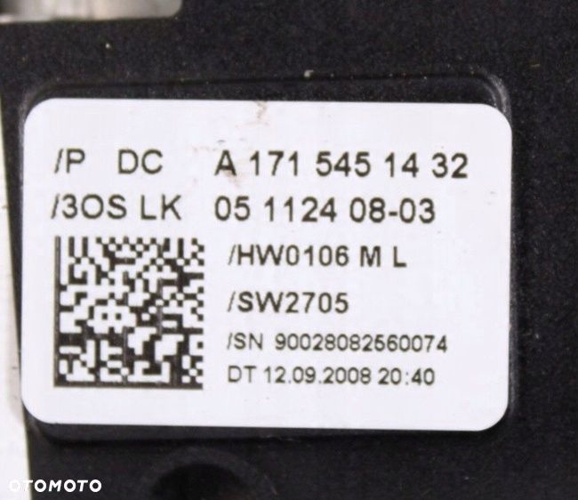 CZUJNIK KĄTA SKRĘTU PRZEŁĄCZNIK MERCEDES CLS W219 - 4