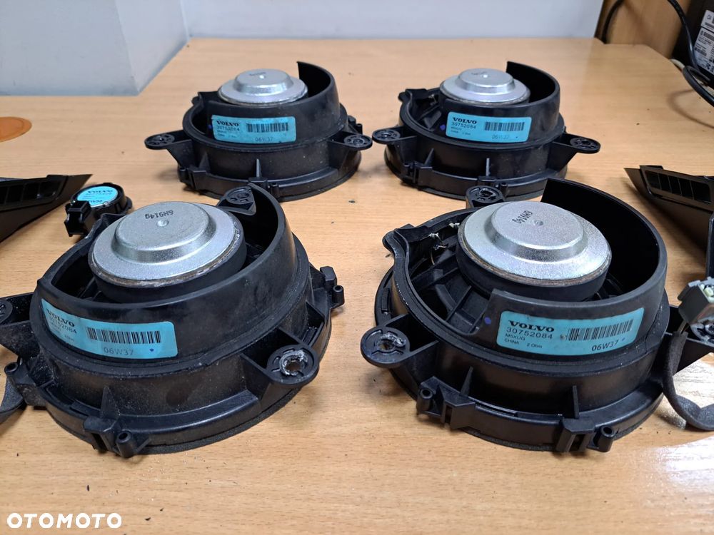 GŁOŚNIKI VOLVO V50 S40 HIGH PERFORMANCE SOUND NIEBIESKA NAKLEJKA KOMPLET 04-12R - 5