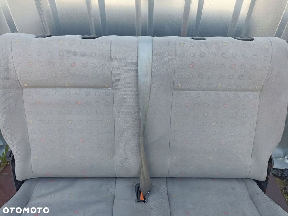 FOTEL PODWÓJNY VOLKSWAGEN TRANSPORTER T4 TYLNY RZĄD - 2