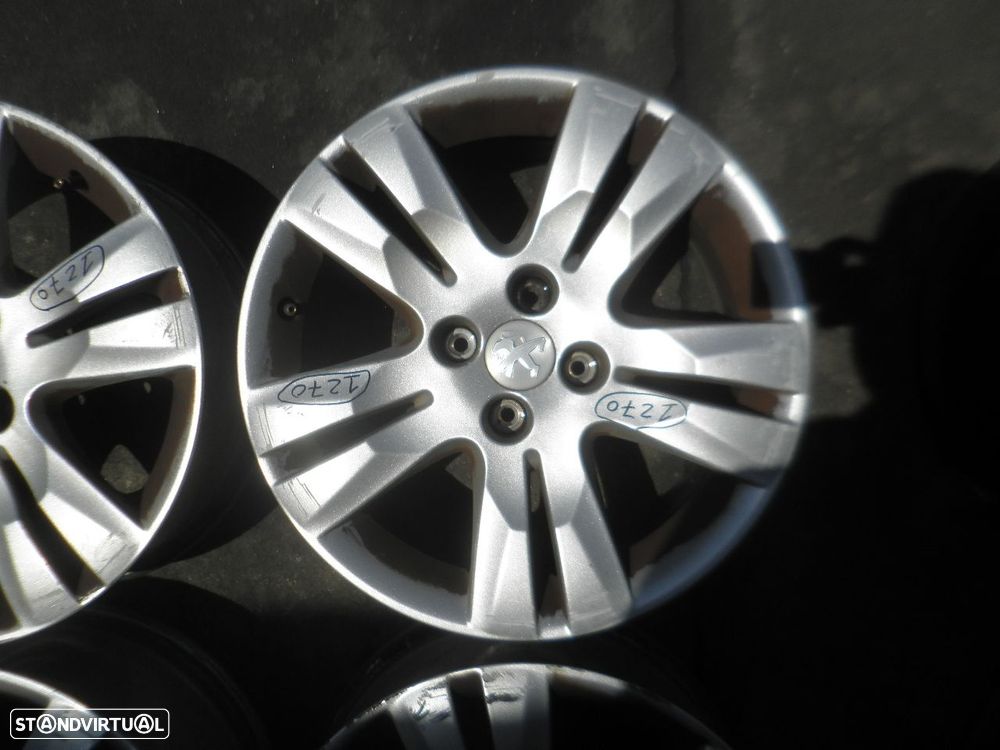 Jogo De Jantes Jgjant1270 PEUGEOT 5008 2015 1.6HDI 115CV 5P CINZA ET 29 7X17 4X108 64.7MM - 1