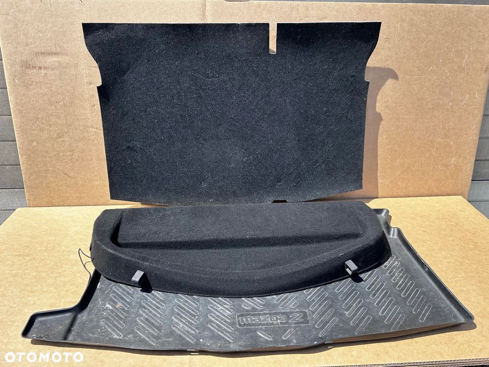 MAZDA II 2 DE 3D D65168310 MATA PÓŁKA BAGAŻNIKA WYKŁADZINA TYŁ TYLNA - 1