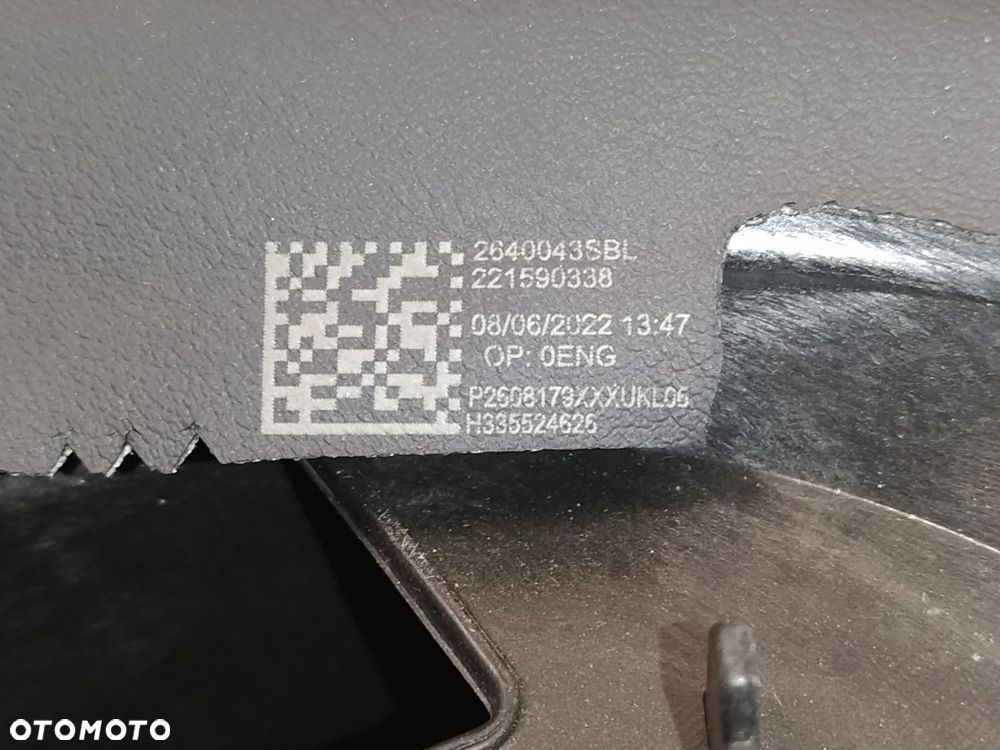 BMW X1 U11 DESKA KONSOLA KOKPIT PODUSZKA POWIETRZNA AIRBAG PASAŻERA ORYGINAŁ - 20