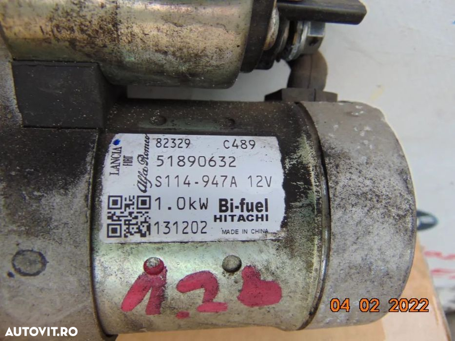 Electromotor Fiat 1.2 500 500l 500c evo punto panda alfa romeo mito la - 2
