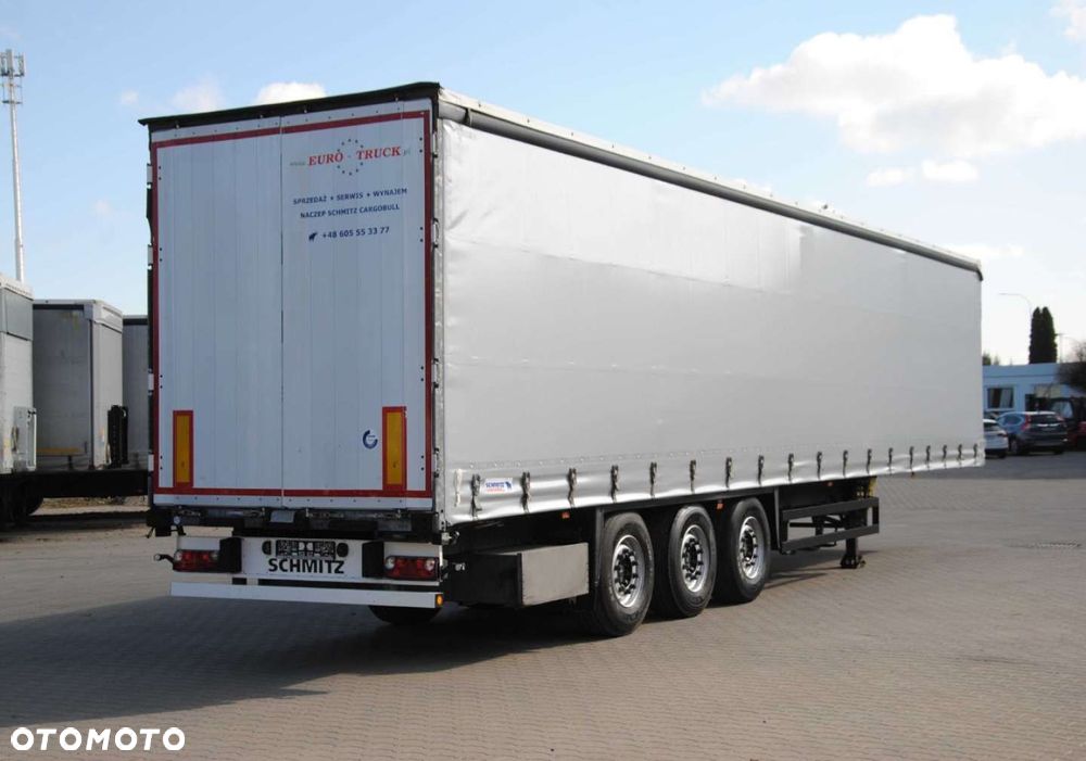 Schmitz Cargobull SCS kurtyna, podnoszona oś - 4