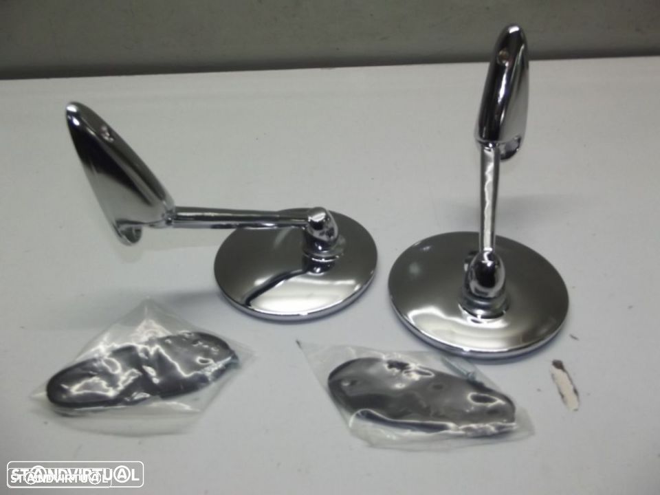 espelhos cromados novos tipo opel fiat e outros - 2