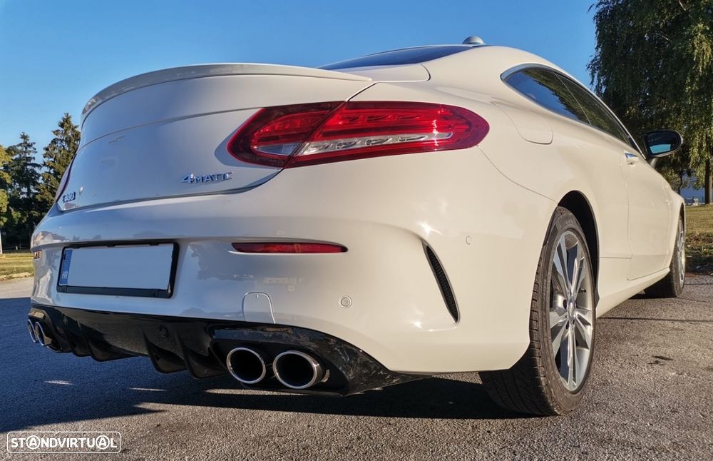 Difusor com Ponteiras Mercedes C C205 A205 (2014 a 2019) Look 43 AMG - 13