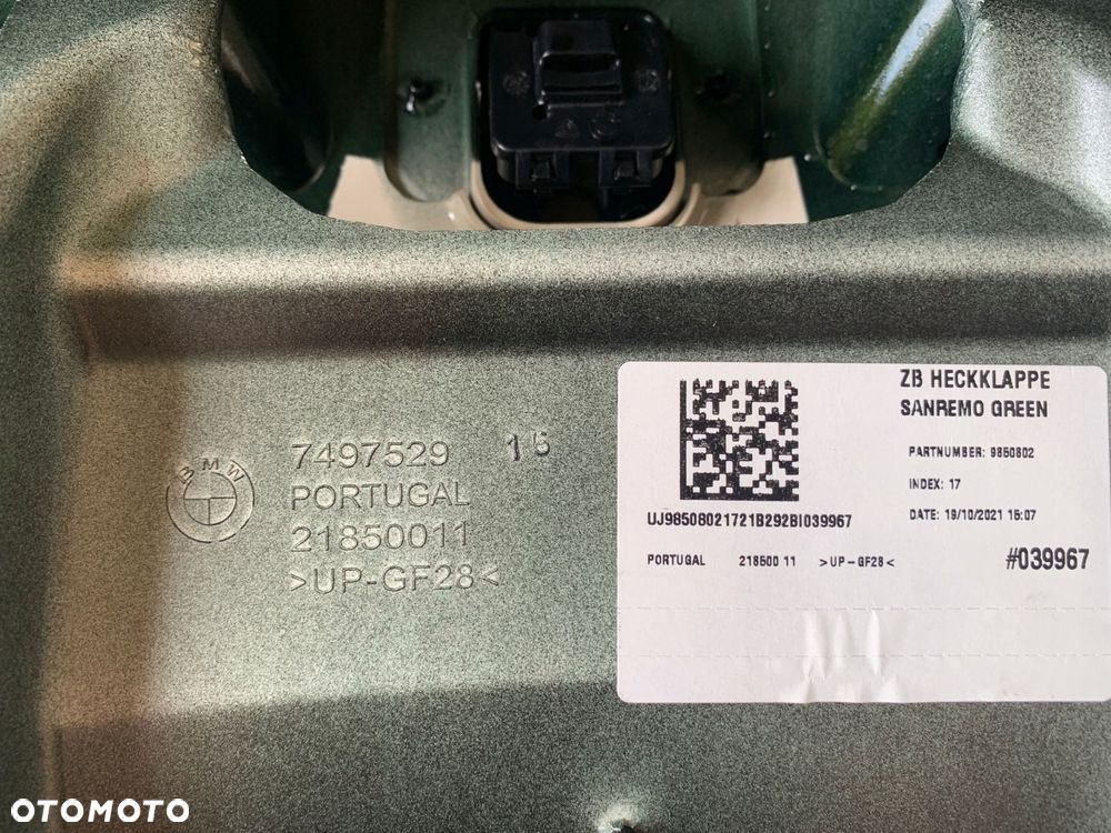 bmw 4 g23 m4 g83 klapa bagażnika tył cabrio nowa - 10