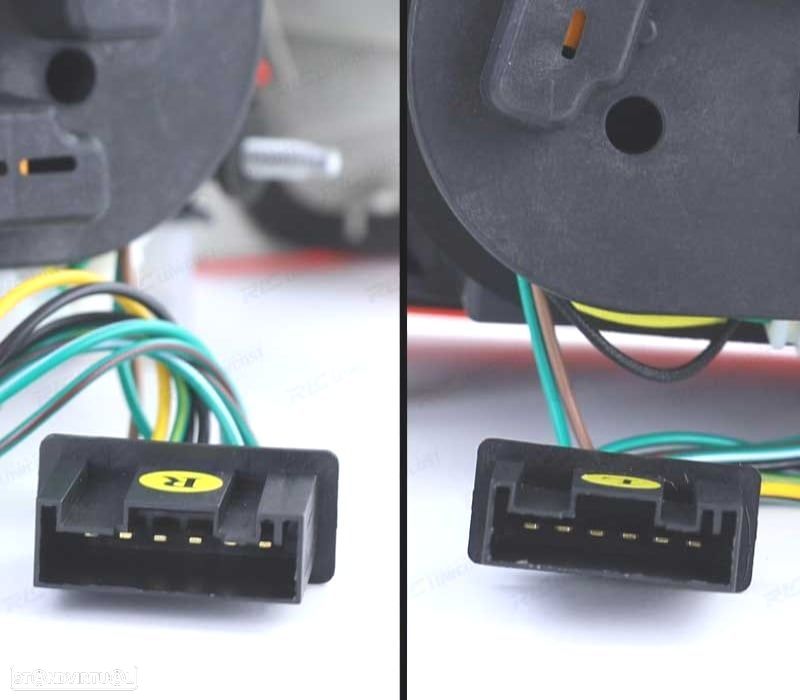 FAROLINS TRASEIROS LED BMW E46 99-03 VERMELHO ESCURECIDO LOOK M3 - 5