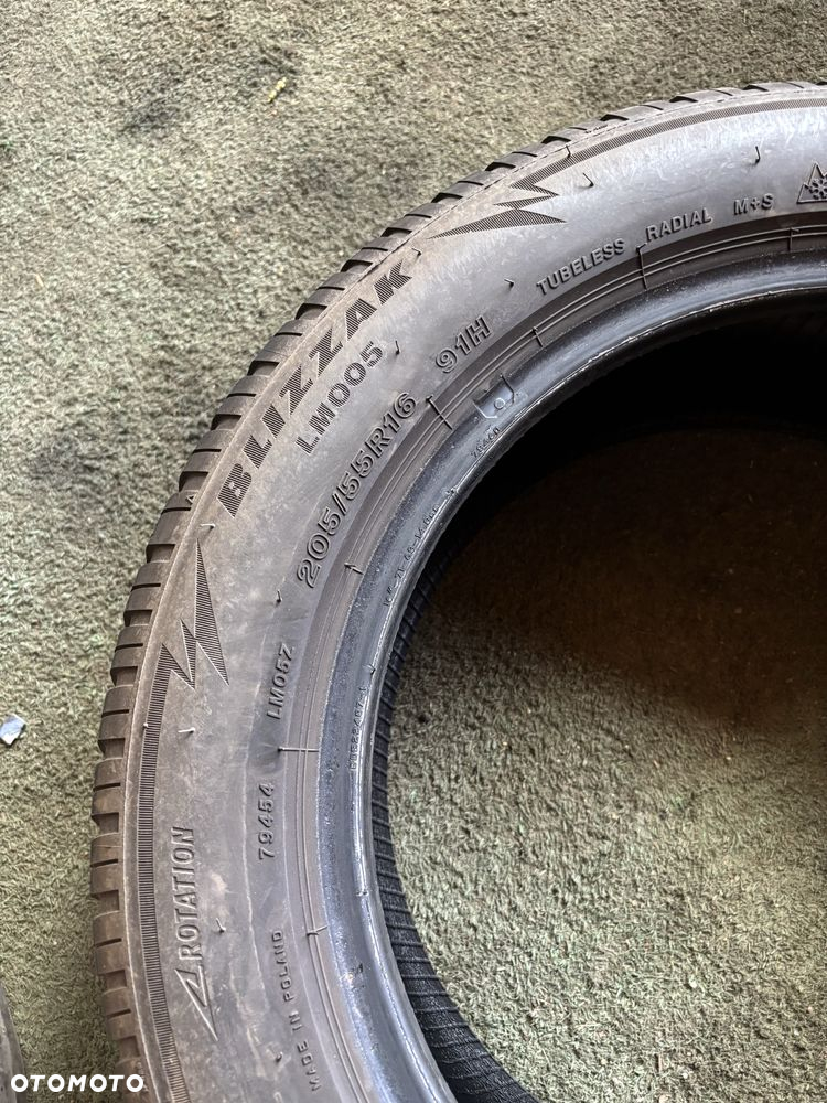 1x 205/55R16 91H BRIDGESTONE BLIZZAK LM005 opona zimowa M+S 3PMSF - 3