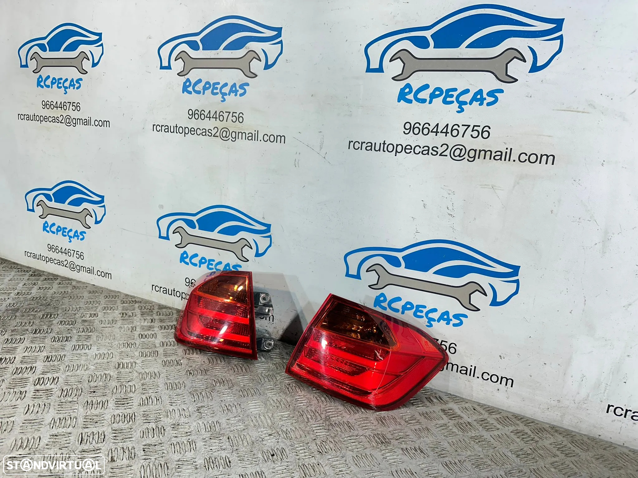 .Conjunto Farolins Led Originais Tras Traseiro Direito Esquerdo BMW Serie 3 F30 2011 - 2019 - 4