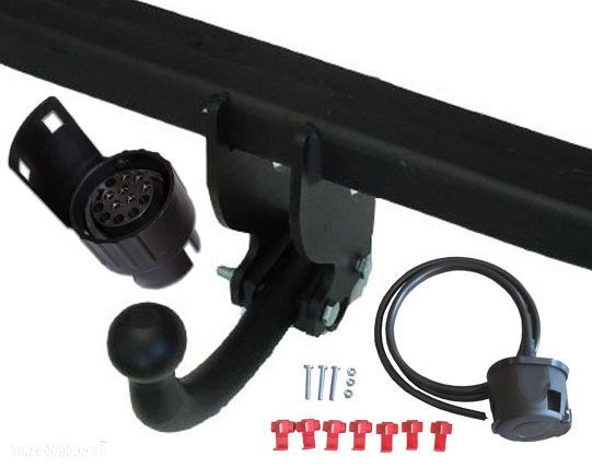 HAK HOLOWNICZY + 7PIN/13P VW VOLKSWAGEN JETTA 5 V 1K2 GOLF 5 KOMBI VARIANT - 4