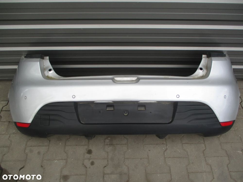 RENAULT CLIO IV 4 2012-2016 ZDERZAK TYLNY 4xPDC TED69 SREBRNY - 1