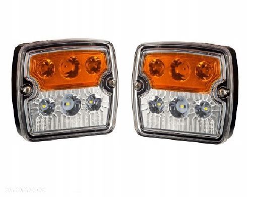 2x LAMPA PRZEDNIA POZYCJA I KIERUNKOWSKAZ TRAKTOR - 1