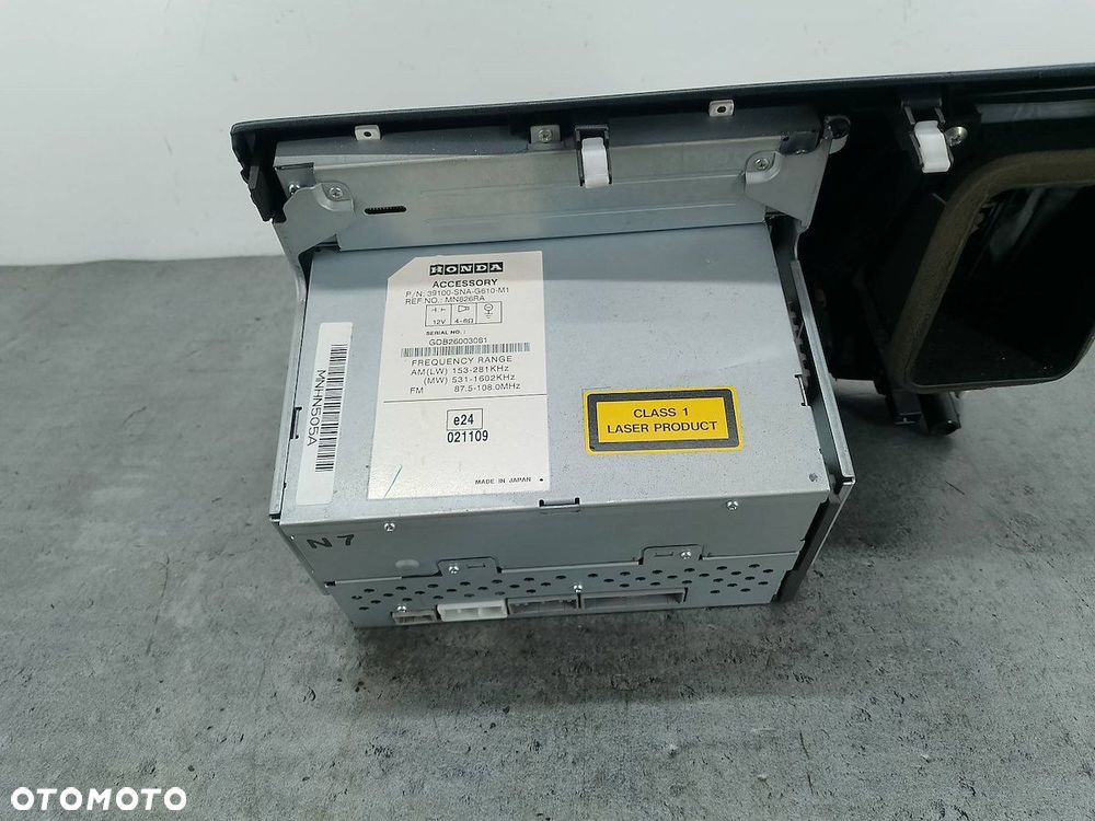 RADIO CD HONDA CIVIC VIII 39100-SNA-G610-M1  MN826RA - 4