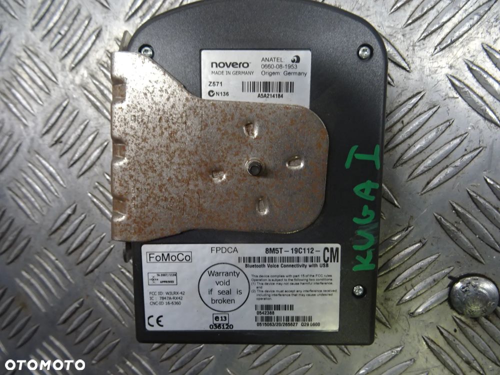 FORD KUGA MK1 08-13 2.0 TDCI 140KM MODUŁ BLUETOOTH 8M5T-19C112CM - 5