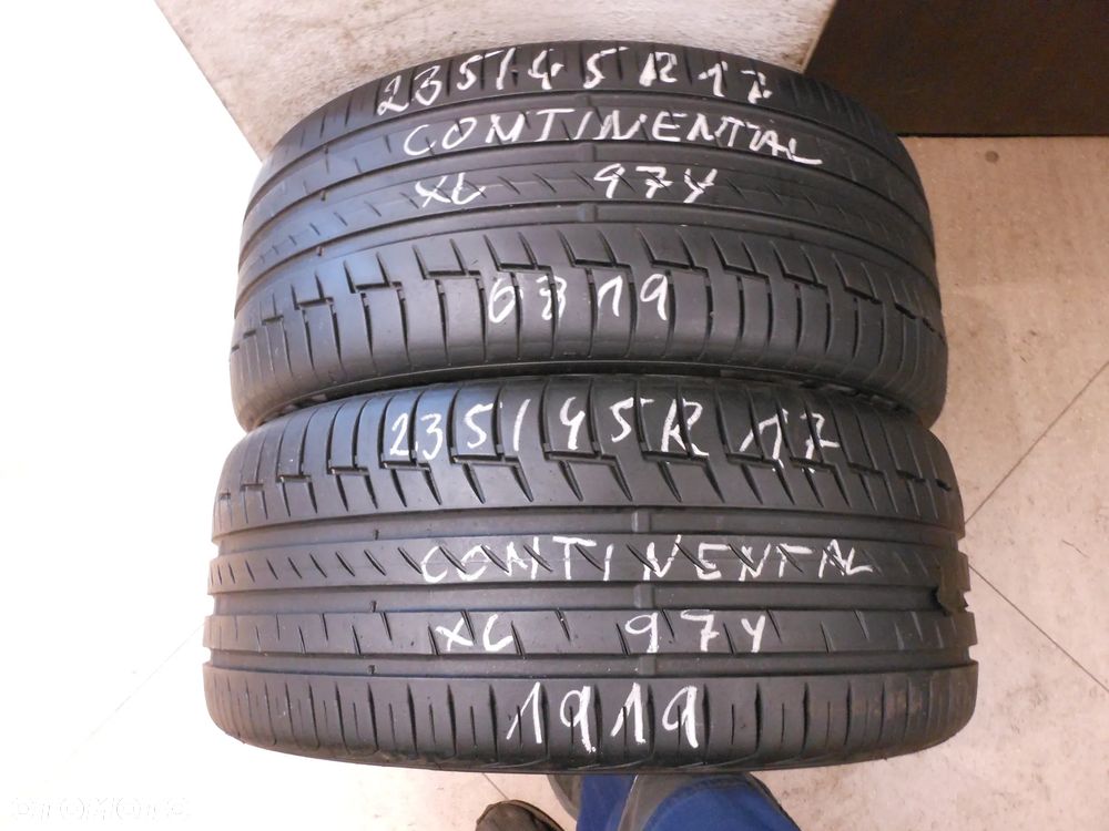 Opony 235/45r17 continental premium contact 6 6,3mm lato - 1