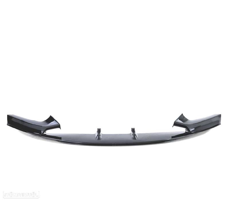 SPOILER LIP DIANTEIRO BMW F22 F23 LOOK M PERFORMANCE PRETO BRILHANTE - 2