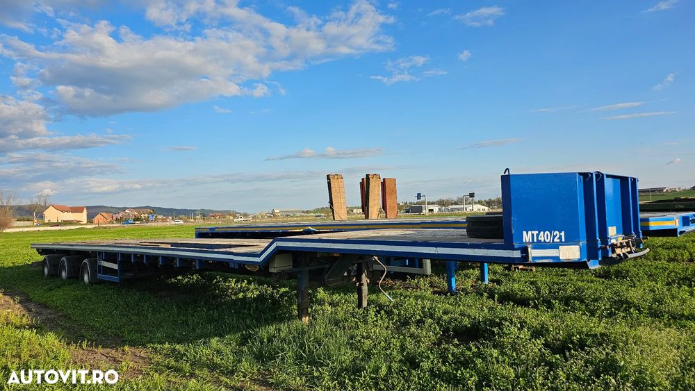 Broshuis 3 axe Semiremorcă platformă extensibila la 46 m - 9