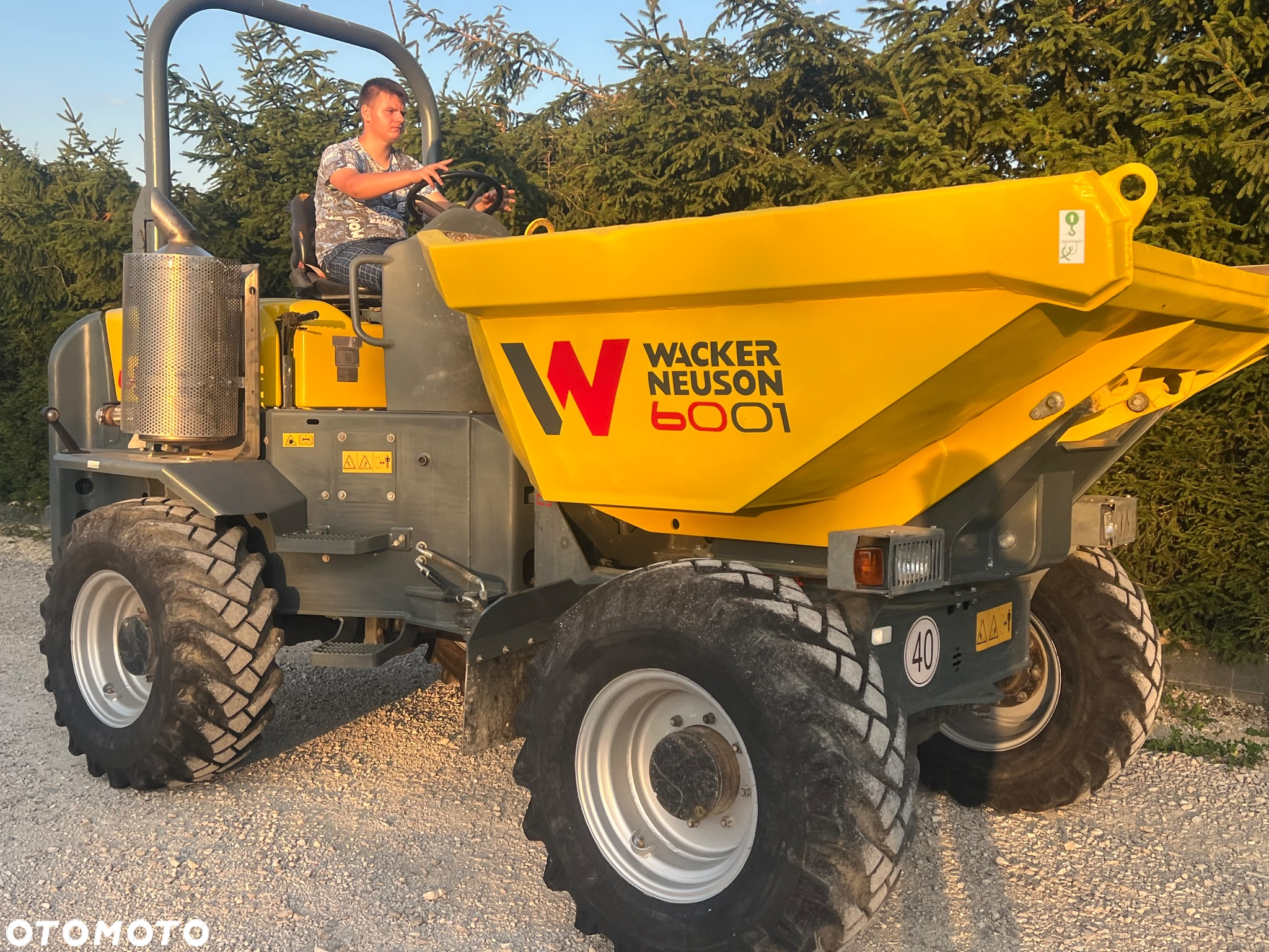 Wacker Neuson WOZIDŁO BUDOWLANE 6ton WACKER NEUSON 6001 4x4 3 4m3 obrotowa wywrotka 3 Stronna Thwaites Benford MECALAC Ausa sxr TEREX Deutz 4 cyl ST TA6s kiper taczka wysyp - 15