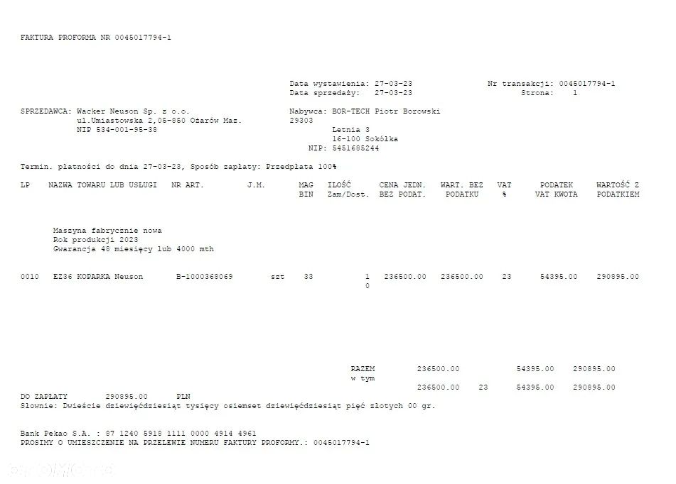 Wacker Neuson EZ 36 - 24