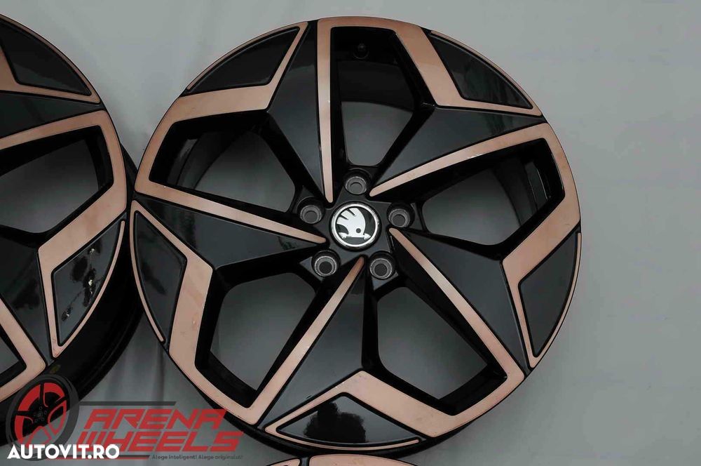 Jante Noi 19 inch Originale Skoda Kodiaq Karoq Superb Octavia Yeti R19 - 3
