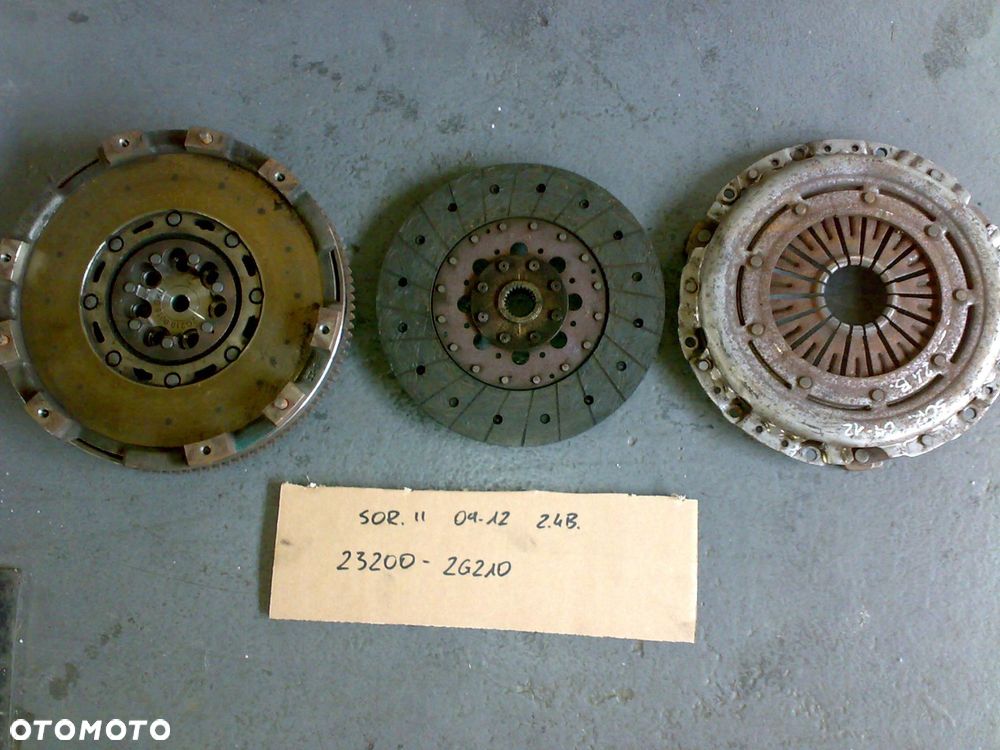 kia sorento ii 2009 2012 dwumas sprzęgło tarcza docisk 2.4 benz. - 1