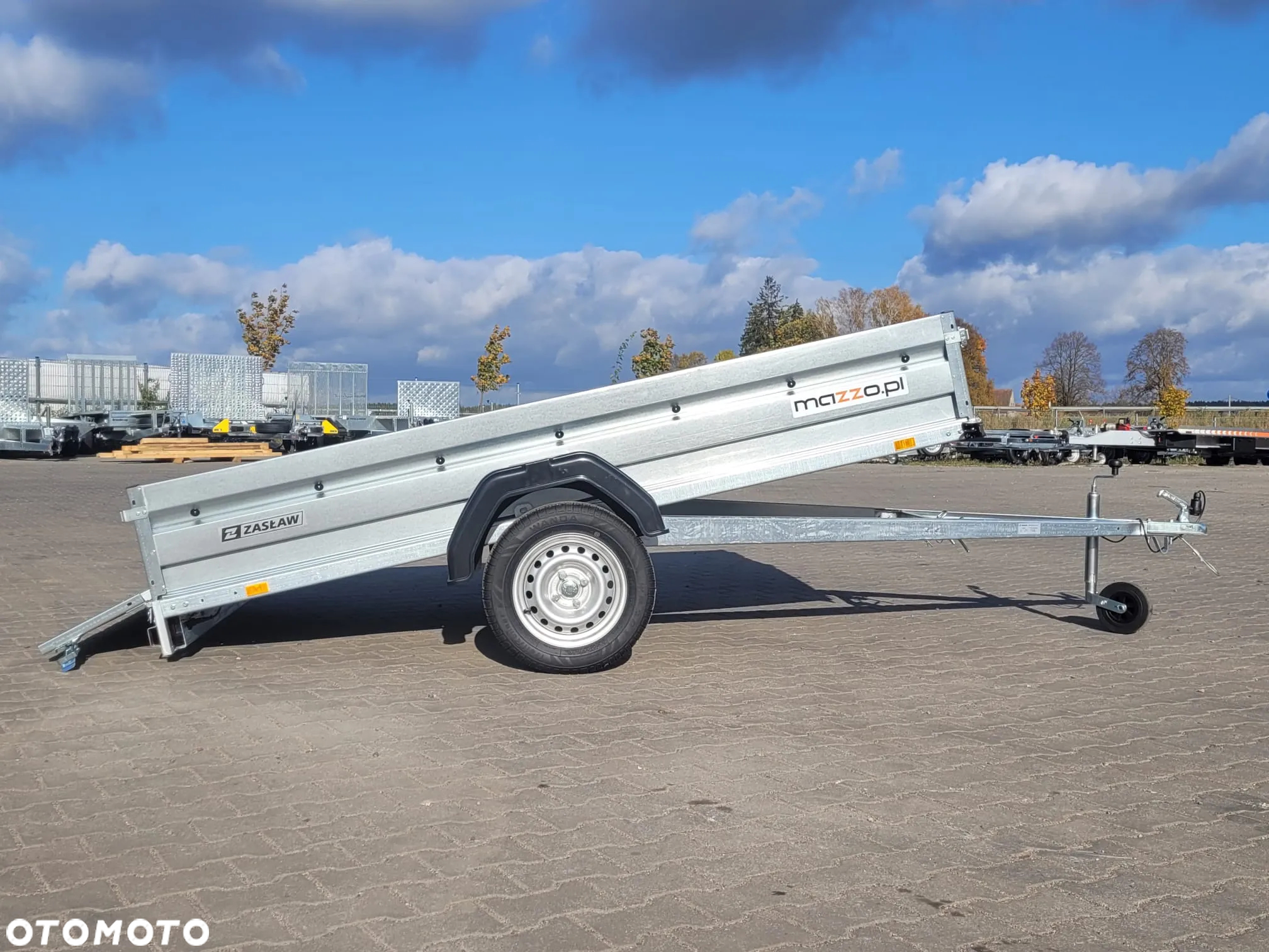 Zaslaw Dostawa Przyczepka uchylna DMC750kg 265x132x35cm SOLIDNA I MOCNA! HIT! - 11