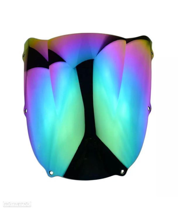 viseira nova kawasaki ninja 600 zx6r ano 1998 ate 1999 vidro bolha - 4