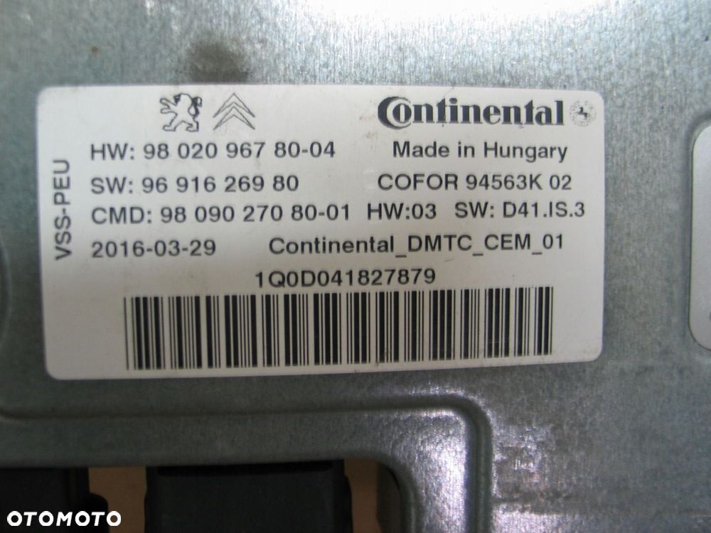 modul start stop kondensator peugeot citroen 9801739380 9802096780 - 6