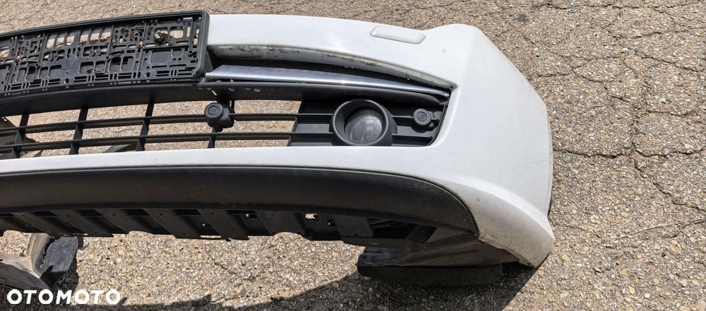 ZDERZAK PRZEDNI  PRZÓD KOMPLETNY BIAŁY RENAULT LAGUNA 3 III SPRYSKI XENON - 3