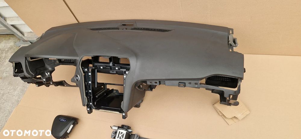 FORD MONDEO MK5 LIFT KONSOLA DESKA AIR BAG PASY KOMPLET - 5