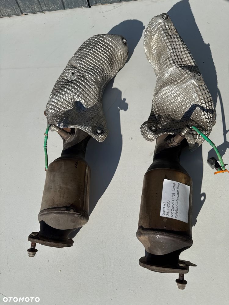 Kolektor wydechowy prawy lewy katalizator Lexus Rcf gsf 2ur-gse - 2