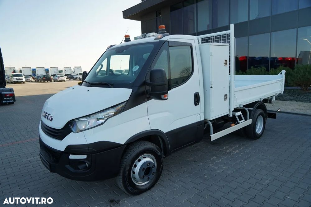Iveco DAILY 70-180 / BASCULATOR SPATE 2.8 M / MASĂ NETĂ: 7.0 T / DUBLU / BLOCARE PUNȚI - 12