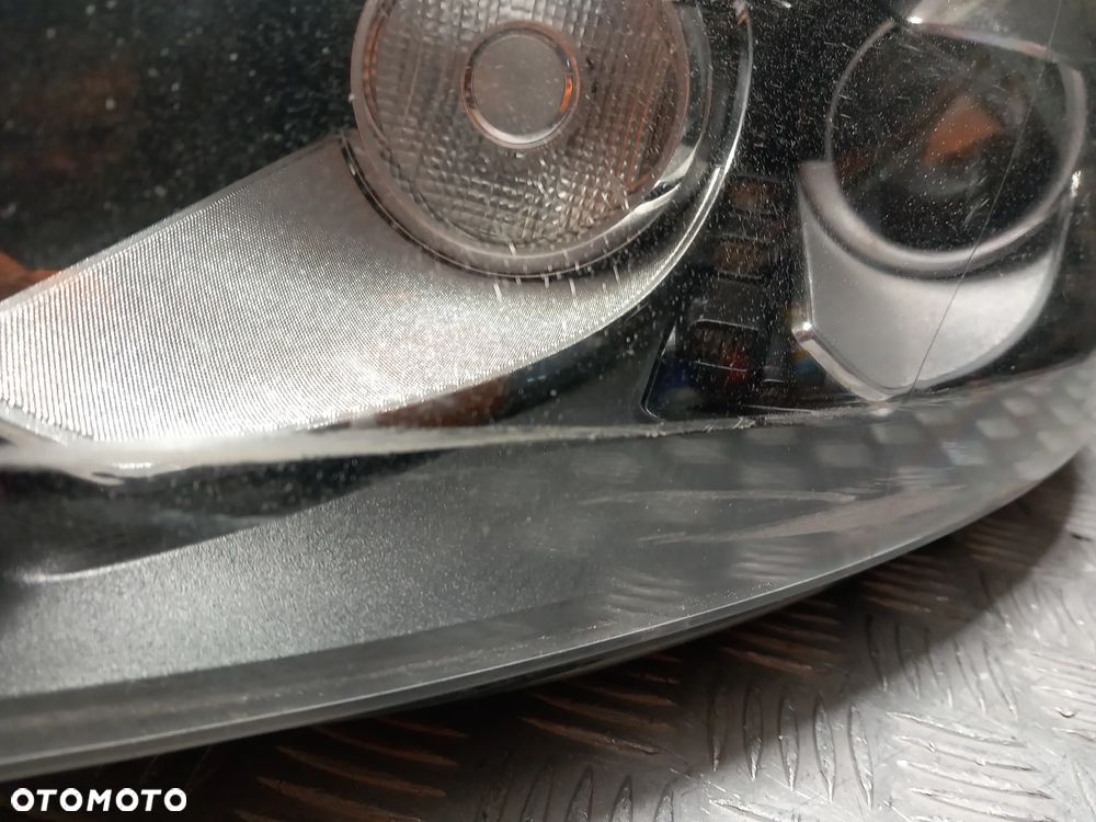 VW GOLF VI LAMPA REFLEKTOR LEWA PRZEDNIA LEWY PRZÓD XENON LED USZKODZONA - 3