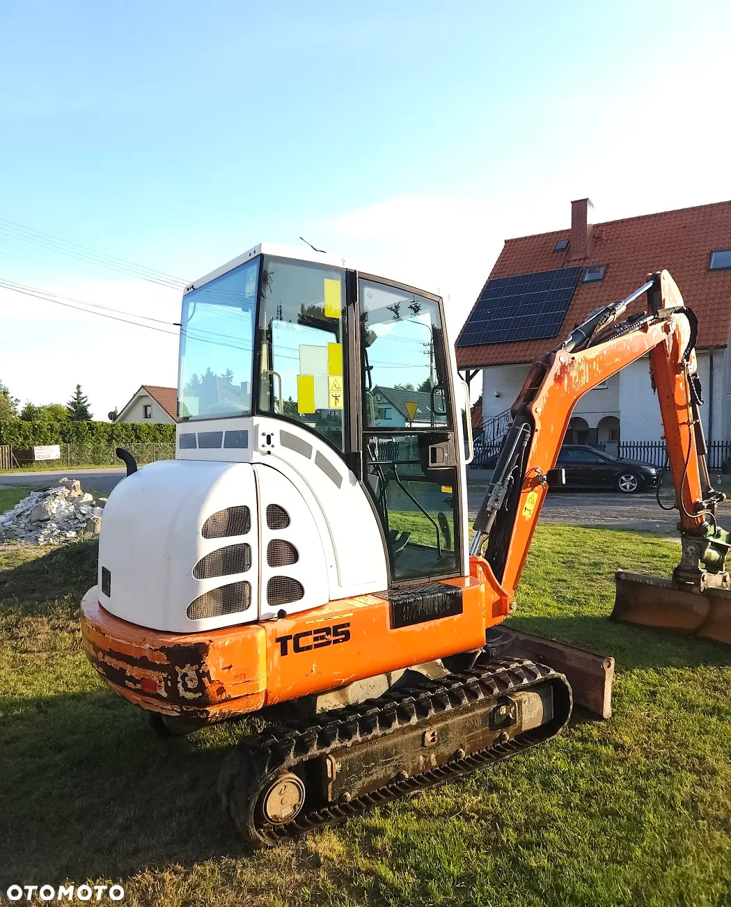 Terex TC35, ROTOTILT, 2 x Łyzka,  Import Niemcy, nie eksploatowana w PL, 1 reka!  Faktura VAT - 3