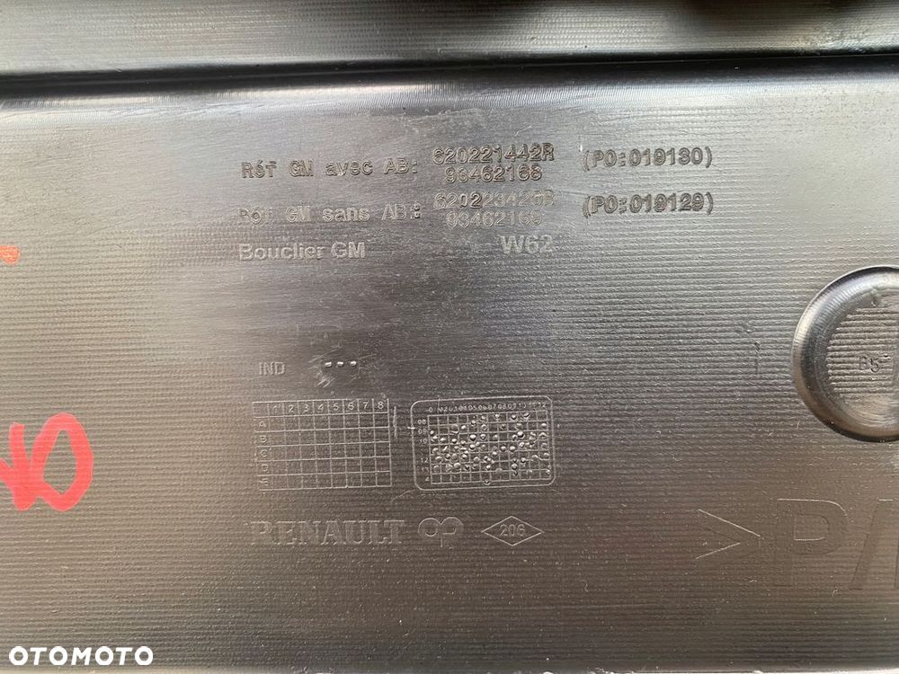 Opel MOVANO 3 10 - zderzak przód przedni pod halogen NOWY ORYGINAŁ - 8