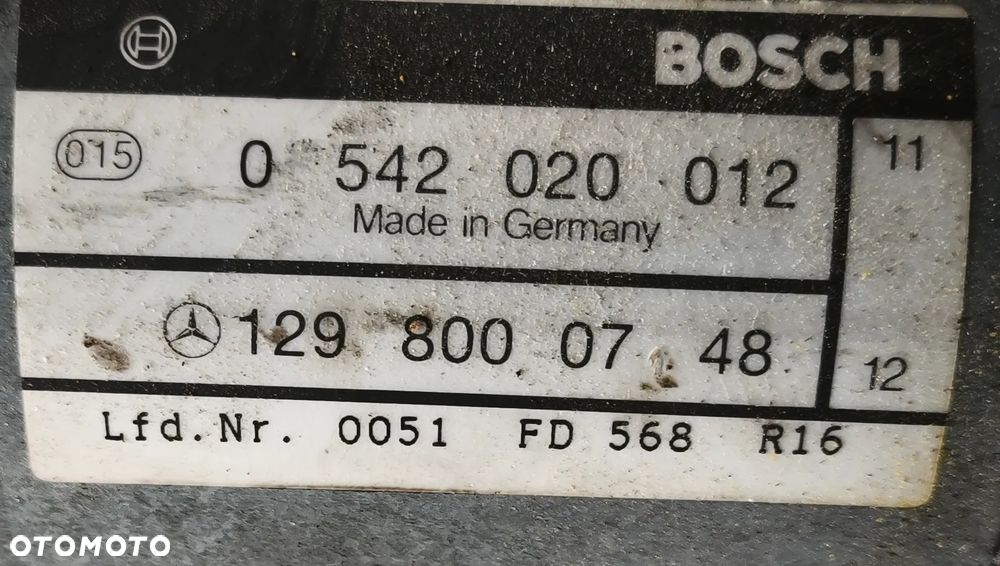 MERCEDES SL R129 94r POMPA DACHU 1298000748 - 2