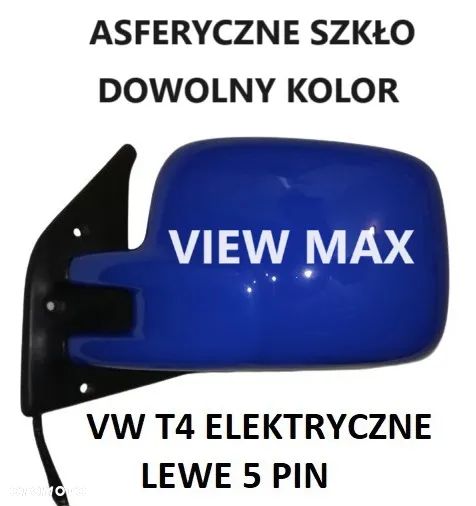 VW TRANSPORTER T4 T5 T6 LIFT CADDY AMAROC TOURAN TIGUAN SHARAN LEWE, PRAWE LUSTERKO PIN DOWOLNY KOLOR - 10