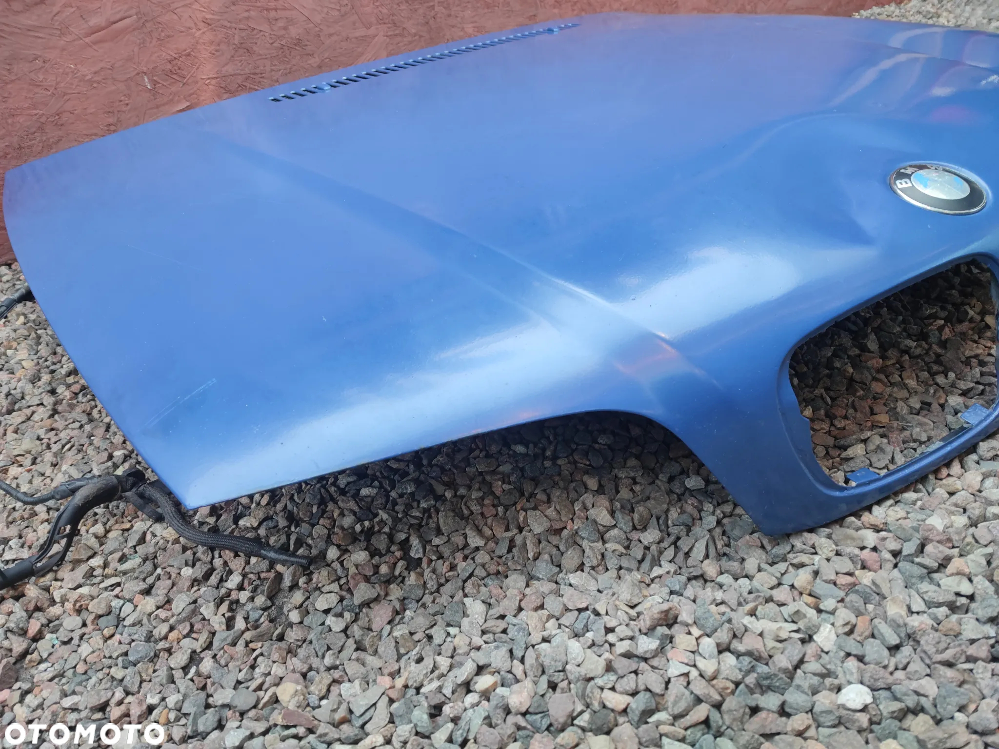 BMW E46 COUPE / CABRIO ORYGINALNA MASKA / POKRYWA SILNIKA PRZED-LIFT DO DRIFTU / GRUZ O NR. 41 61 8 237 725 OEM - 4