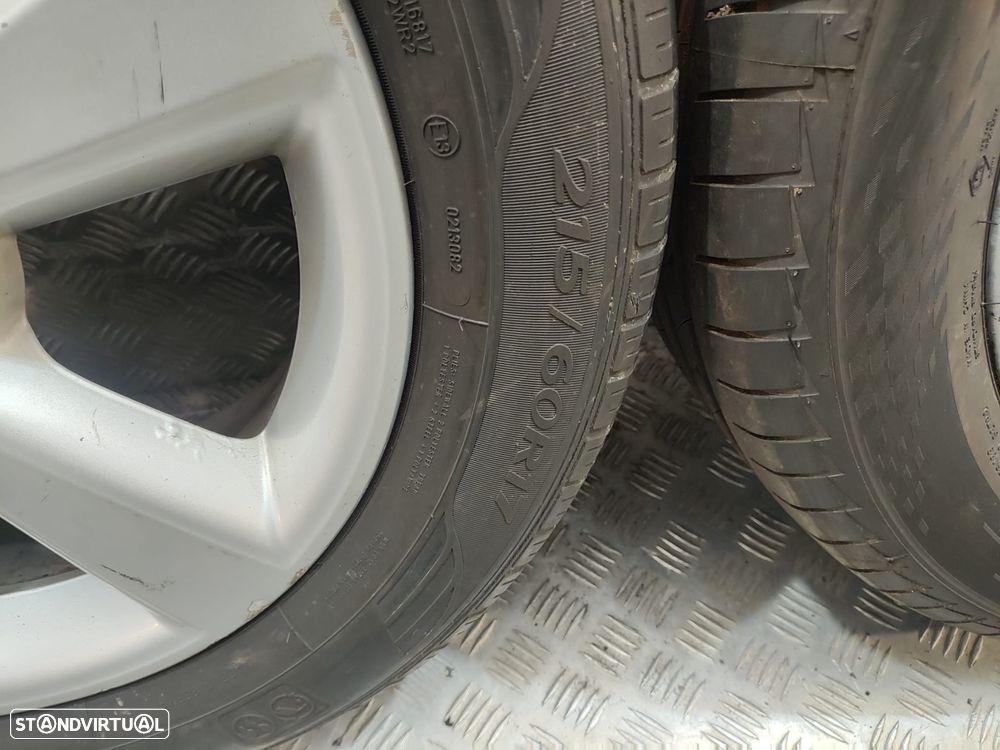 Conjunto de jantes 17 Nissan Qashqai J10 6,5J ET40 5x114,3 Original - 13