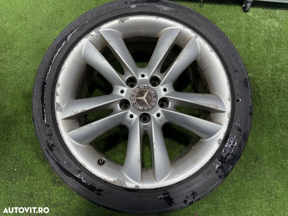 JANTE MERCEDES BENZ R17 / 5x112 / CLK / SI7 wa / 8JX17H2 ET30 / 7J/17H2 ET38 / 245/40 Z R17 95W + CAUCIUCURI (X4) - 4