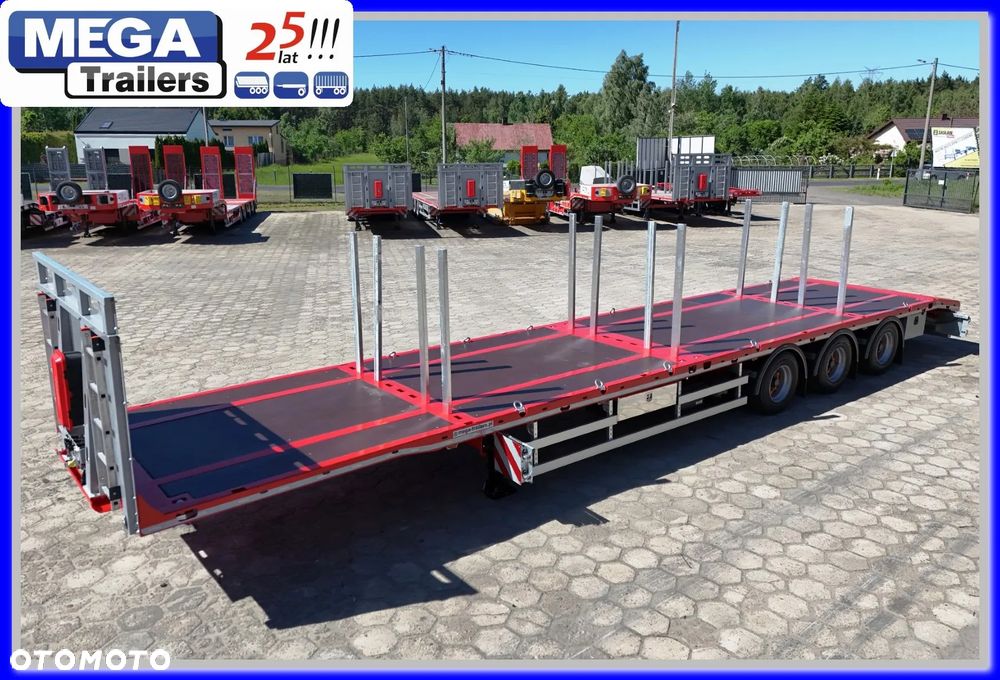 Inny PLATFORMA Mega osie 19,5 BPW, zamki kontenerowe, skos do najazdów !!! - 10