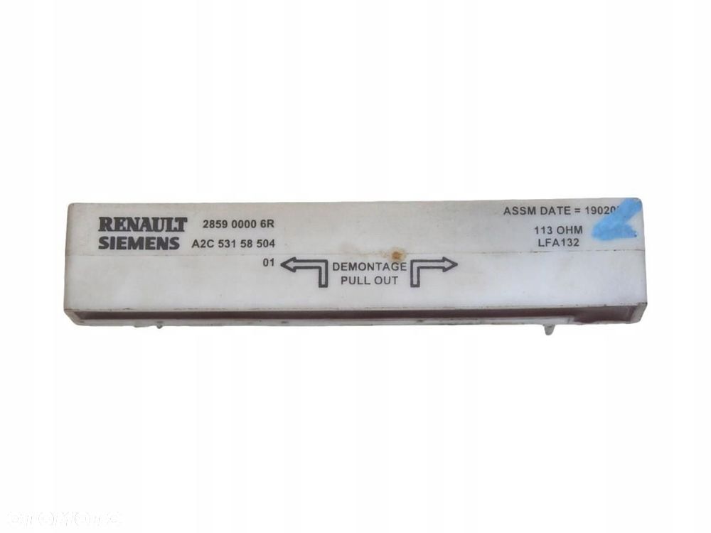 CZUJNIK HANDS FREE RENAULT LAGUNA III 285900006R - 1