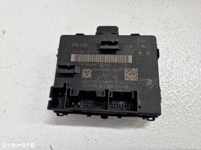 audi a3 8v arteon moduł sterownik drzwi lewy tył 8w1959395d - 1