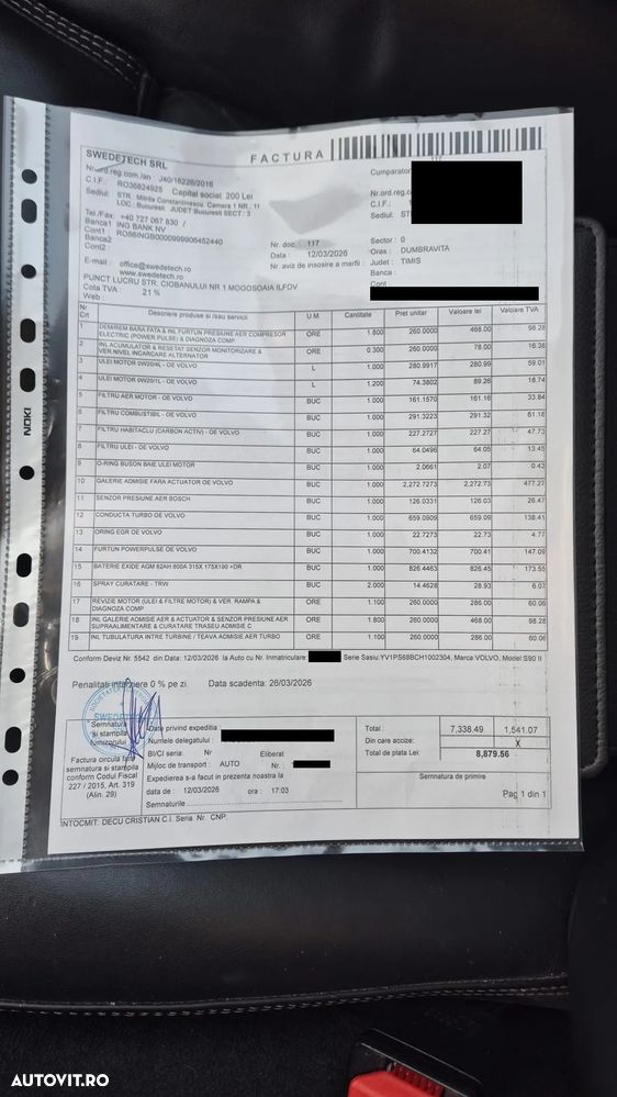 Volvo S90 D5 AWD Geartronic Inscription - 16