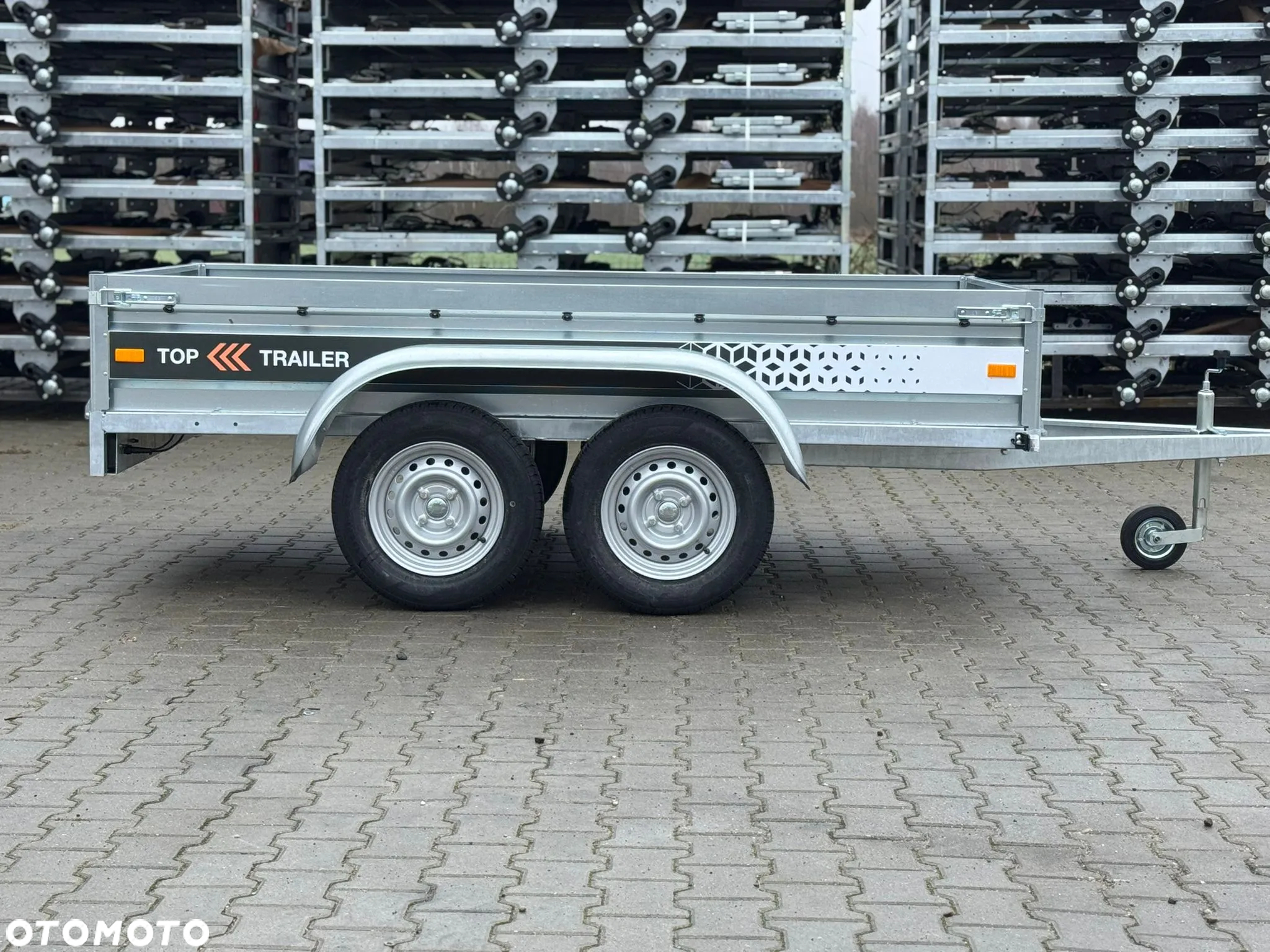 MAZZO TOP TRAILER TT25/2 Dostawa Przyczepka 251x135x37cm SPAWANA 2 osie DMC 750kg LEKKA kategoria B - 7
