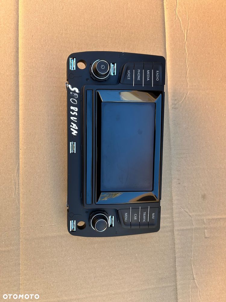 Volkswagen Golf VII Ekran 5G0919605D Wyświetlacz Seat Skoda Audi - 1