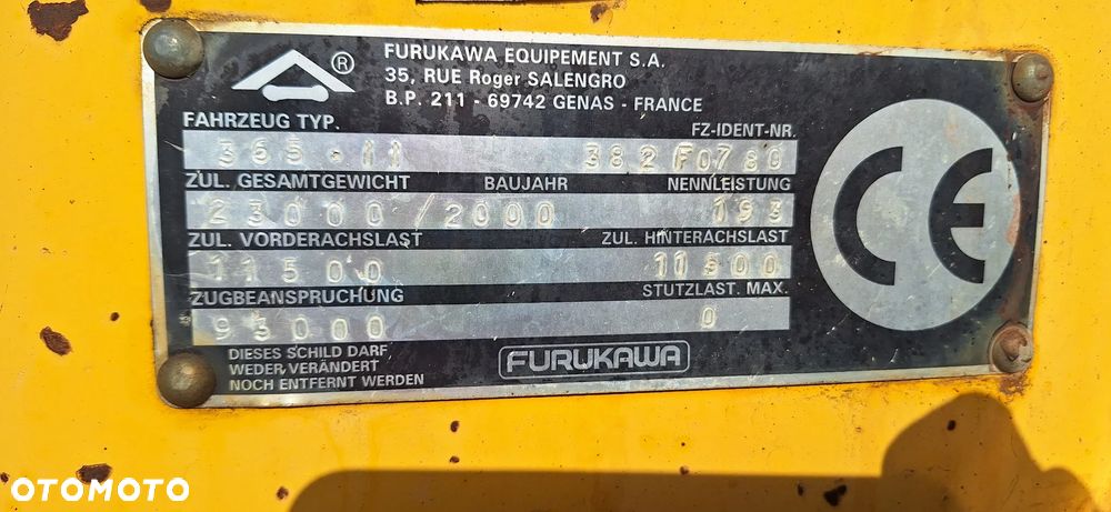 Furukawa 365 II - 4